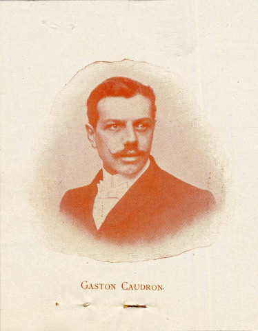 Dossier individuel de délivrance du brevet d'aptitude au pilotage de Gaston Caudron