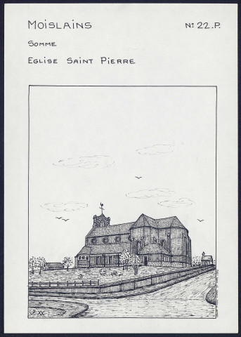 Moislains : église Saint-Pierre - (Reproduction interdite sans autorisation - © Claude Piette)