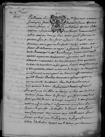 Etude de Me François Henin à Amiens (étude n°3). Minutes de l'année 1746