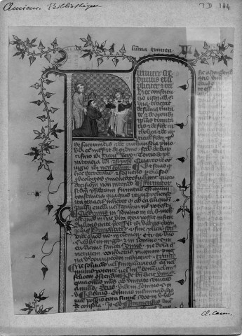 Manuscrit enluminé. Bibliothèque municipale d'Amiens. XVe siècle