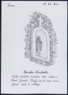 Fonches-Fonchette : niche oratoire dédiée à Saint-Joseph - (Reproduction interdite sans autorisation - © Claude Piette)