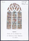 Huppy : vitrail est du transept sud - (Reproduction interdite sans autorisation - © Claude Piette)