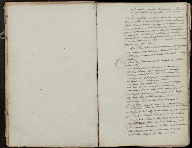 Délibérations du conseil du département : Session préliminaire : 1790, 19-20 juillet. Session ordinaire : 1790, 3 nov.-18 déc. Session extraordinaire de 1791 : 1791, 23 juin-2 juillet