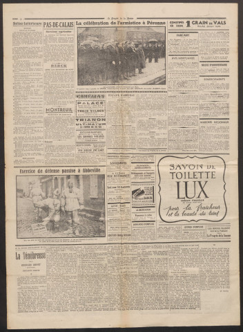 Le Progrès de la Somme, numéro 21968, 13 novembre 1939