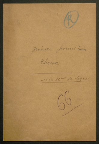 Témoignage de Borms, Louis (Général) et correspondance avec Jacques Péricard