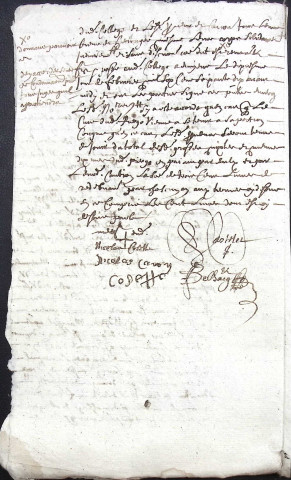 Etude de Me François Debacq à Amiens (étude n°7). Minutes des années 1670-1671