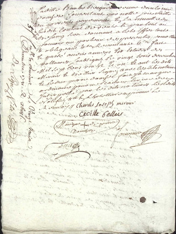 Etude de Me Jean Baptiste Fournier à Amiens (étude n°4). Minutes de l'année 1721