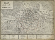 Plan de la ville d'Amiens