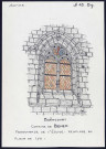 Boëncourt (commune de Behen) : fenestrage de l'église - (Reproduction interdite sans autorisation - © Claude Piette)