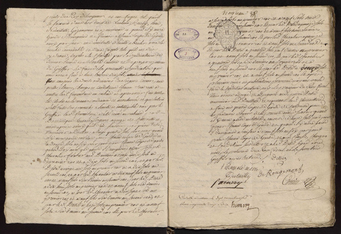 Doullens. Délibérations de l'échevinage