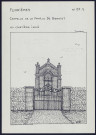 Ferrières : chapelle de la famille De Benoist au cimetière isolé - (Reproduction interdite sans autorisation - © Claude Piette)