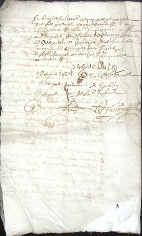 Etude de Me François De Saint-Fuscien à Amiens (étude n°18). Minutes de l'année 1651