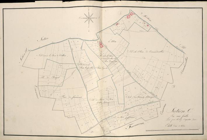 Plan du cadastre napoléonien - Atlas cantonal - Soyecourt : C
