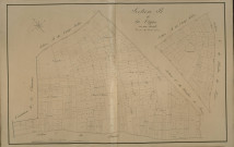 Plan du cadastre napoléonien - Saint-Sauveur : Vigne (La), B
