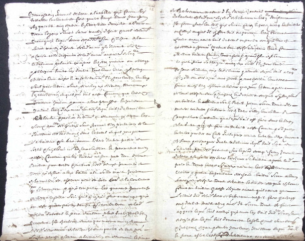 Etude de Me Jean Duval à Amiens (étude n°8). Minutes de l'année 1674