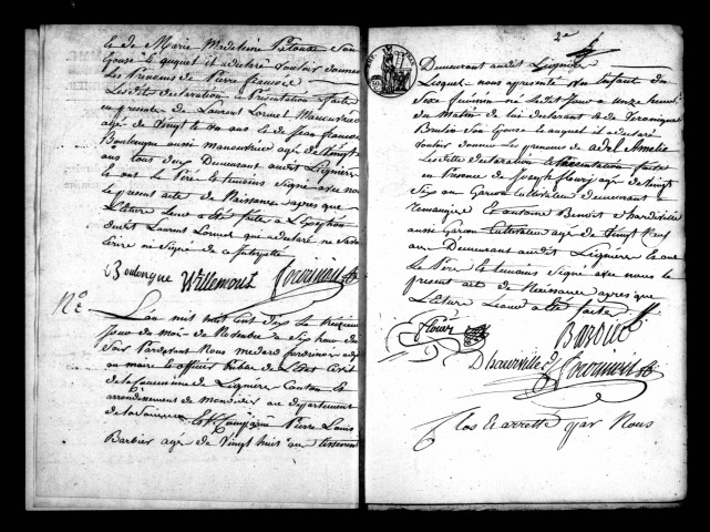 Lignières-lès-Roye : naissances, mariages, décès