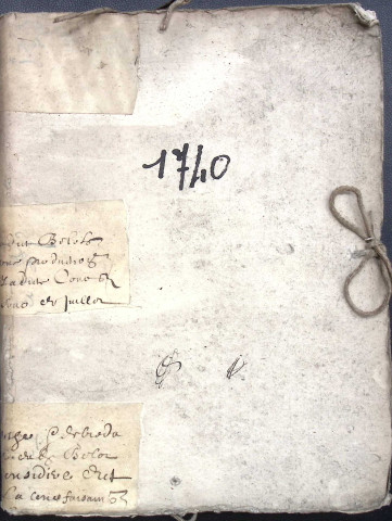 Etude de Me Charles Machart à Amiens (étude n°16). Minutes de l'année 1740