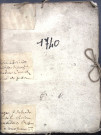 Etude de Me Charles Machart à Amiens (étude n°16). Minutes de l'année 1740