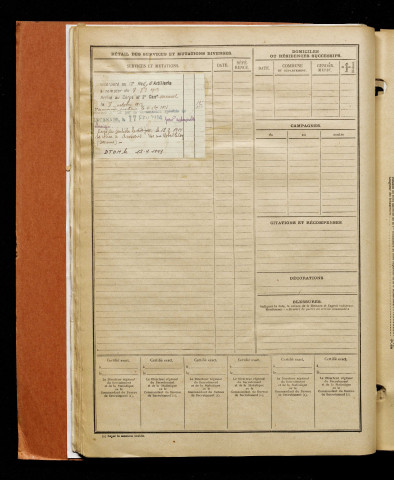 Huyer, Adolphe Albert, né le 24 novembre 1892 à Amiens (Somme), classe 1912, matricule n° 1035, Bureau de recrutement d'Amiens