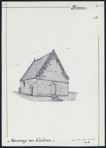 Quesnoy-sur-Airaines : chapelle - (Reproduction interdite sans autorisation - © Claude Piette)