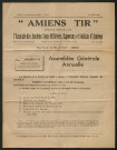 Amiens-tir, organe officiel de l'amicale des anciens sous-officiers, caporaux et soldats d'Amiens, numéro 42 (janvier 1936)