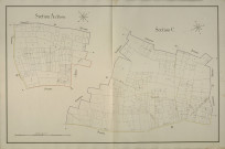 Plan du cadastre napoléonien - Parvillers-le-Quesnoy (Parvillers) : A2 et C
