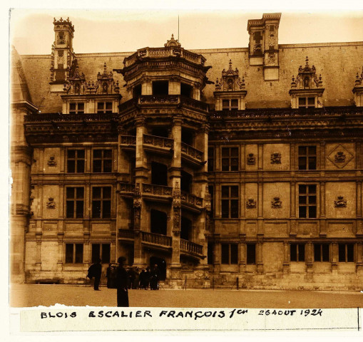 Blois (Loir-et-Cher). Escalier François 1er