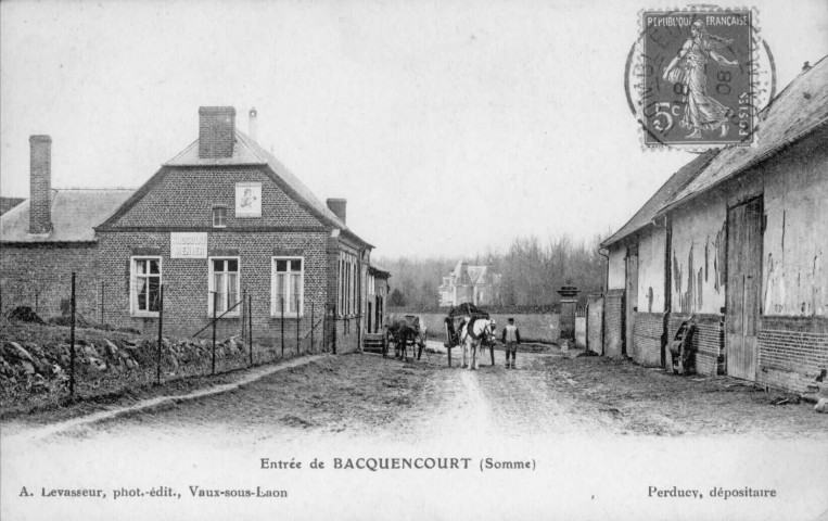 Entrée de Bacquencourt (Somme)