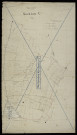 Plan du cadastre napoléonien - Parvillers-le-Quesnoy (Parvillers) : C