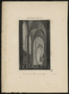 Cathédrale d'Amiens. Vue des bas-côtés du choeur et de la nef