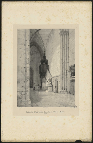 Tombeau du cardinal de Forbin Fouson dans la cathédrale de Beauvais. (Picardie)