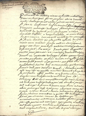 Etude de Me Jacques Scribe à Amiens (étude n°6). Minutes de l'année 1719