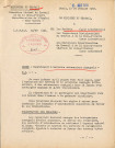 Recrutement d'ouvriers saisonniers espagnols pour la campagne betteravière de l'année 1958