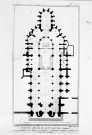 Plan de l'église de Saint-Riquier (Somme)