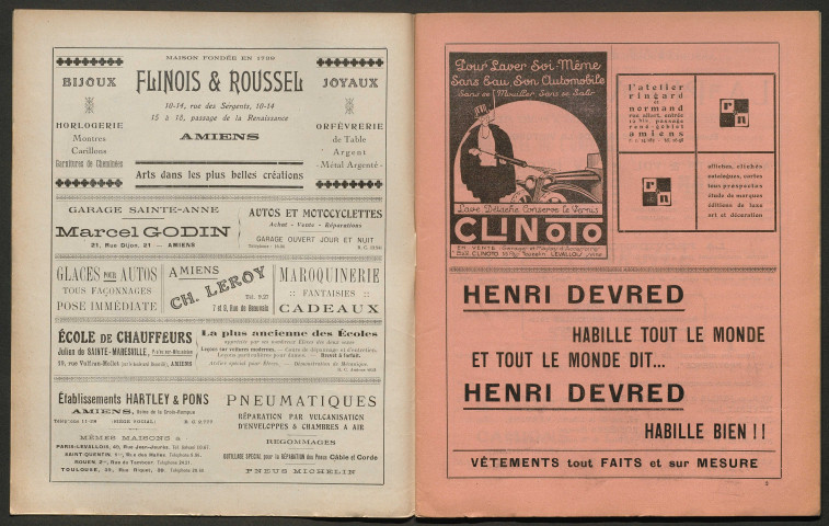 L'Automobile au Pays Picard. Revue mensuelle de l'Automobile-Club de Picardie et de l'Aisne, 190, juillet 1927