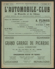 L'Automobile-club de Picardie et de l'Aisne. Revue mensuelle, 134, septembre 1922