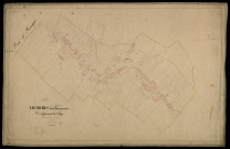 Plan du cadastre napoléonien - Lignieres-en-Vimeu (Lignières hors Fouancourt) : développement du village