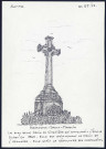 Nampont-Saint-Martin (Somme, France): la plus belle croix du cimetière - (Reproduction interdite sans autorisation - © Claude Piette)