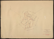 Plan du cadastre rénové - Liercourt : tableau d'assemblage (TA)