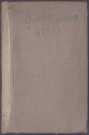 Table des successions et absences du bureau de Nesle