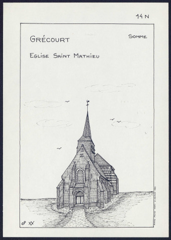 Grécourt : église Saint-Martin - (Reproduction interdite sans autorisation - © Claude Piette)