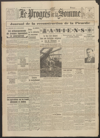 Le Progrès de la Somme, numéro 22423, 1er août 1941