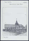 Belleville-sur-Mer (Seine-Maritime) : l'église - (Reproduction interdite sans autorisation - © Claude Piette)