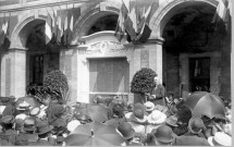 Guerre 1914-1918. L'inauguration du monument aux morts