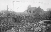 Ruines de Curlu. Ruins of Curlu. Sept. 1916