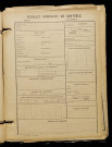 Inconnu, classe 1915, matricule n° 1060, Bureau de recrutement de Péronne