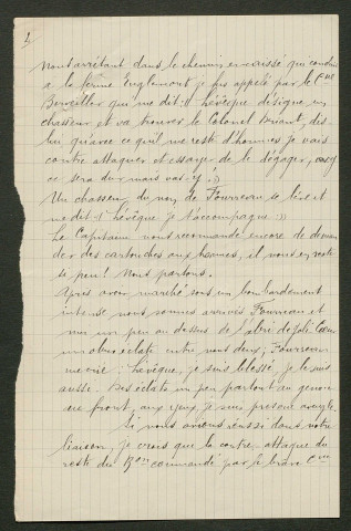 Témoignage de Lévêque, Henri et correspondance avec Jacques Péricard