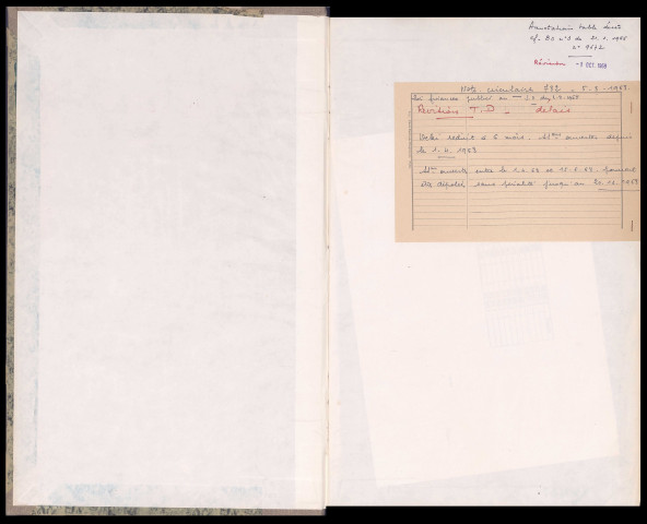 Table des successions et absences du bureau de Poix-de-Picardie