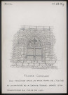 Villers-Campsart : fenêtre dans la face nord de l'église - (Reproduction interdite sans autorisation - © Claude Piette)