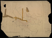 Plan du cadastre napoléonien - Liomer : développement des sections A2 et B1